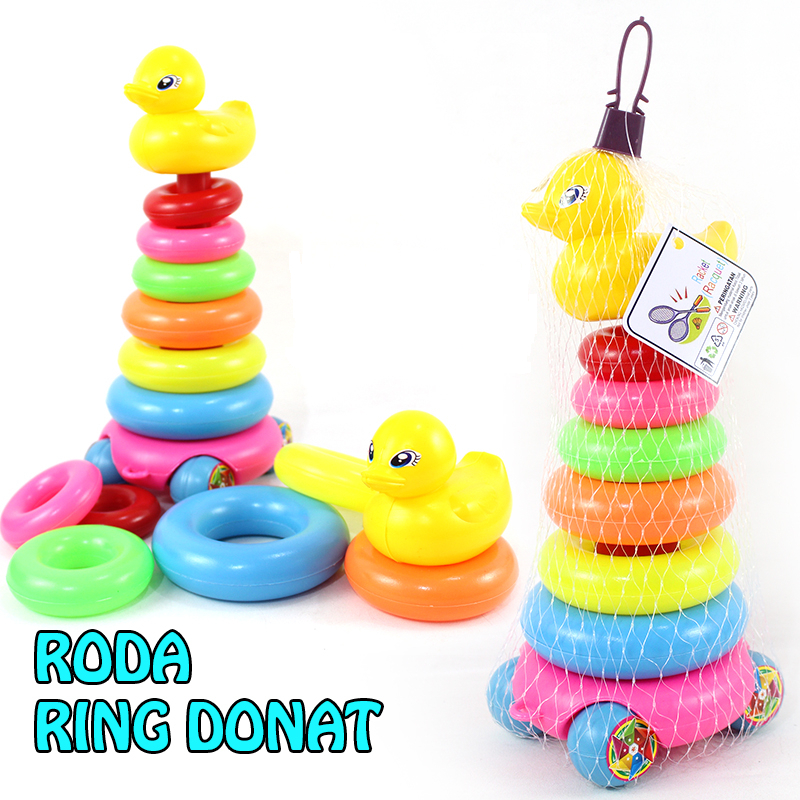 MAINAN ALFA RING DONAT BEBEK RODA BESAR 438