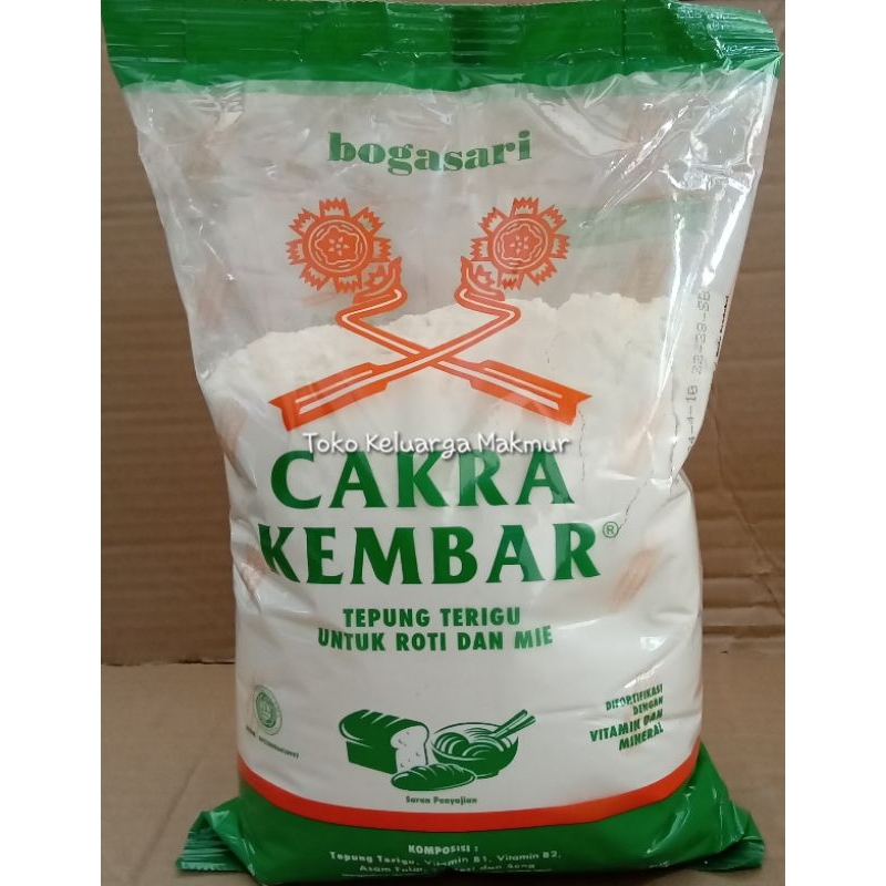 

TEPUNG TERIGU CAKRA KEMBAR 1 KG