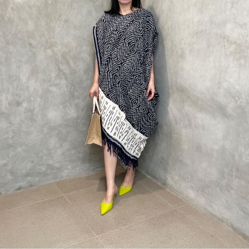 Dress Tenun Kaftan Tenun Dress Etnik Kaftan Etnik OT47