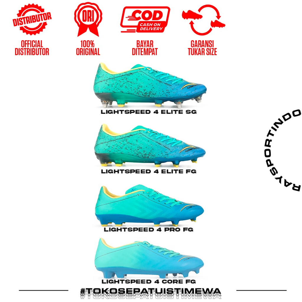 SPECS ACCELERATOR LIGHTSPEED 4 ELITE SG, FG, PRO FG, CORE FG