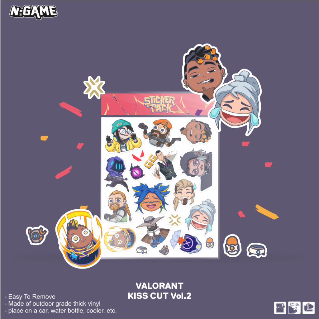

Sticker Pack Aesthetic Valorant spray - sticker tumblr hp laptop helm