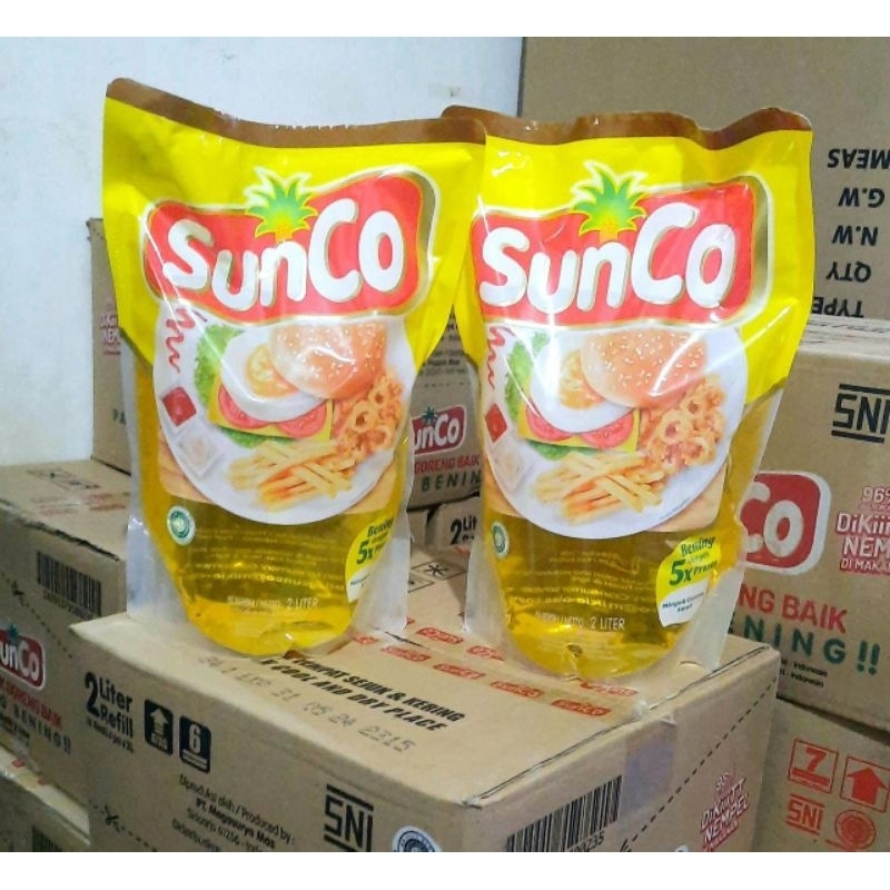 

SUNCO MINYAK GORENG 2 LITER / MINYAK GORENG SUNCO 2 LITER