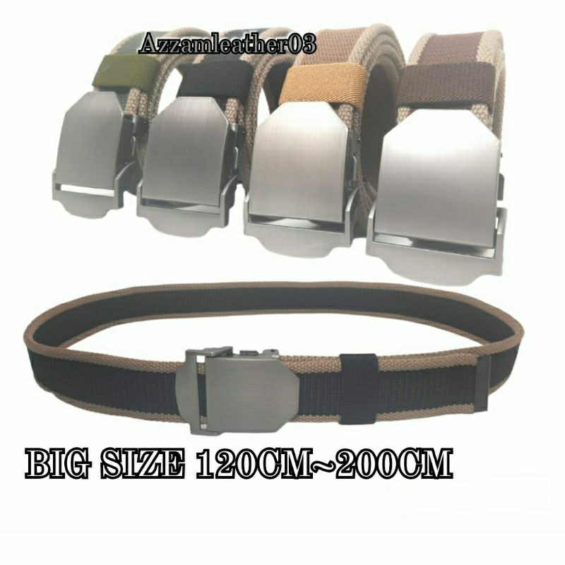 IKAT PINGGANG PRIA WANITA KAIN KANVAS MOTIF SALUR 715 MODEL JEPIT FD07BP