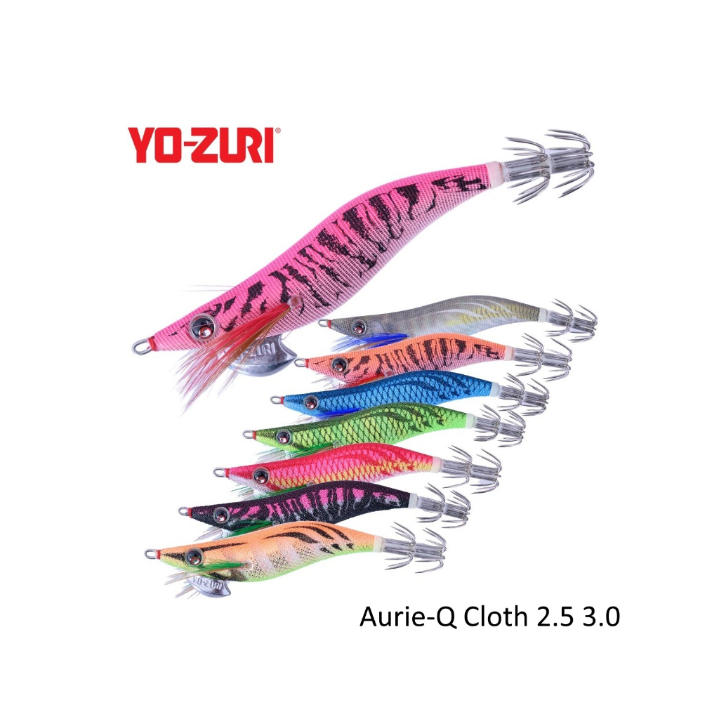 Yozuri EGI AURIE-Q® CLOTH #2.5 #3.0 Squid Jig Umpan Cumi Sotong