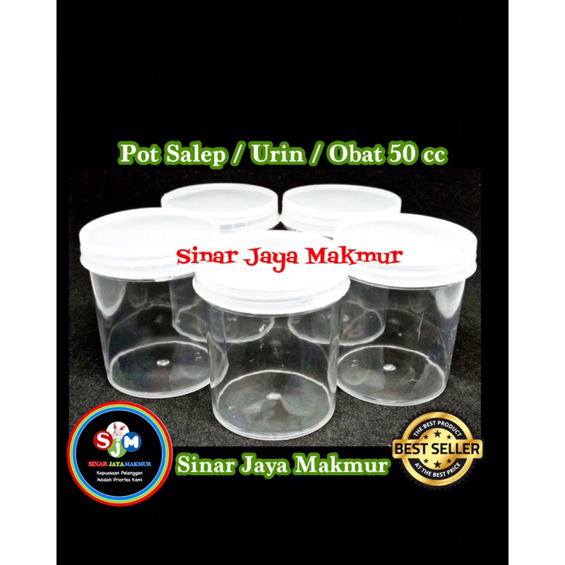 Pot Salep 50 cc / Pot Obat 50 cc / Pot Urin 50 cc / Pot Slime 200 cc