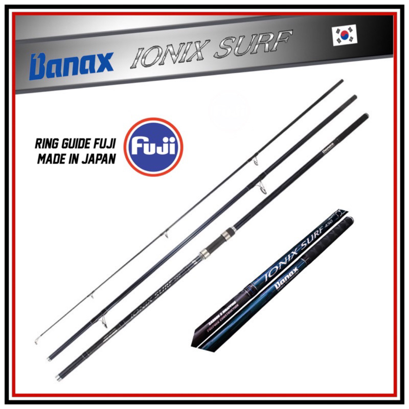 JORAN BANAX IONIX SURF 420 & 500 CARBON X WRAPPING REEL SEAT GUIDE FUJI JAPAN ACTION HEAVY KAKU