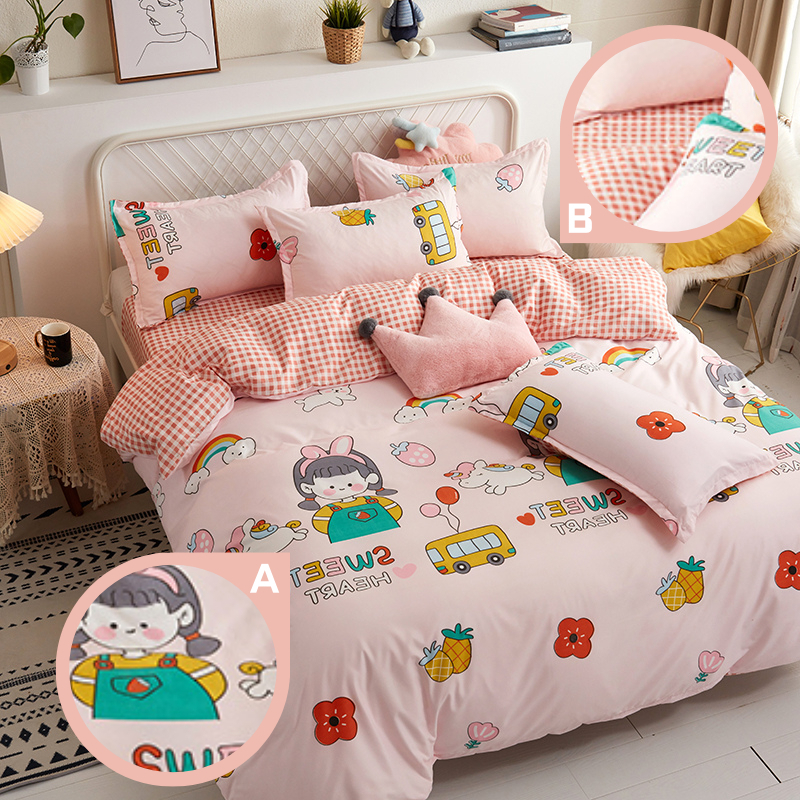 WEMARRY SPREI KATUN SET - SARUNG BED COVER SET Ukuran 180x200/160x200