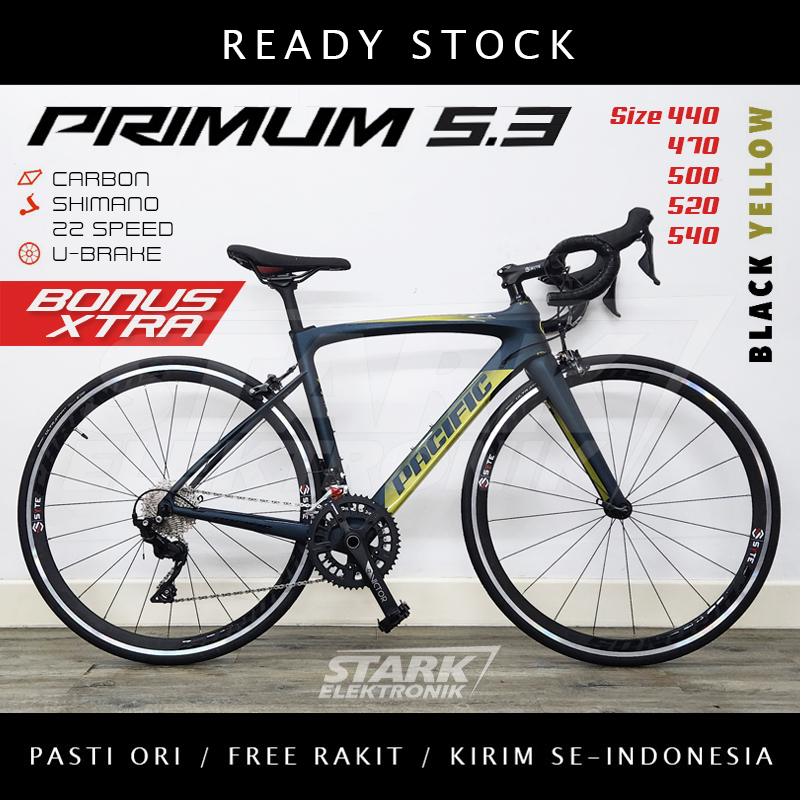 Pacific PRIMUM 5.3 Carbon 700C Roadbike Sepeda Balap