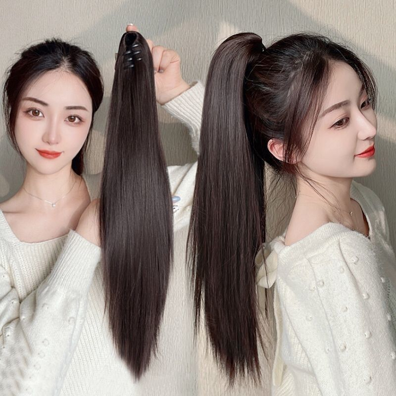 Hairclip Ponytail Lurus & Curly Model Capit AESRORA 45CM & 25CM