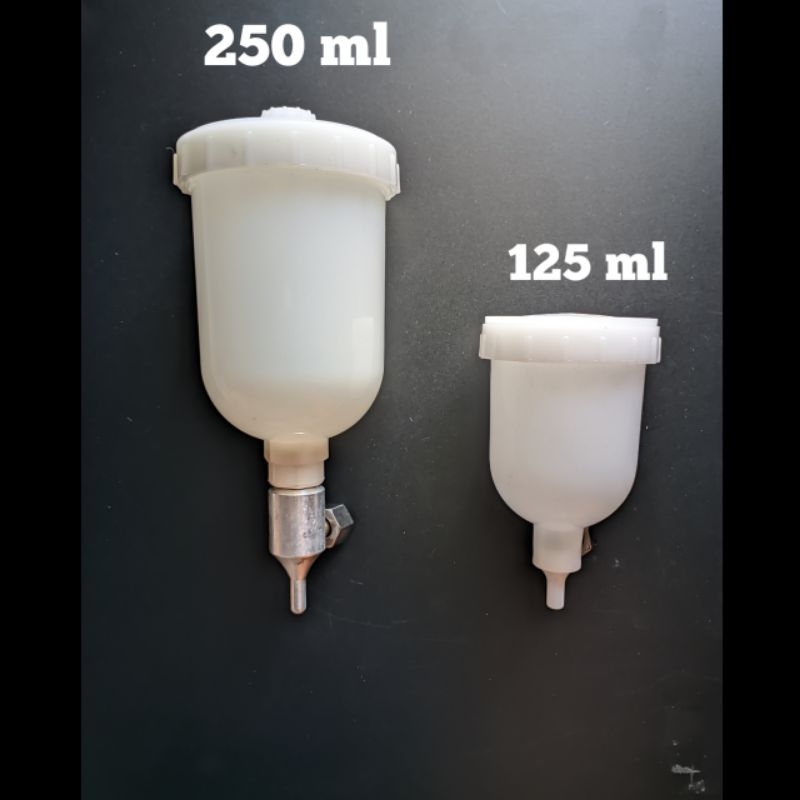 Cup Spraygun Tabung Plastik 125 ml 250 ml