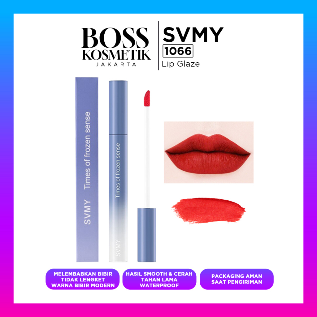 SVMY LIPSTICK LIPGLOSS FROZEN SENSE LONGLASTING LIPSTIK 1066