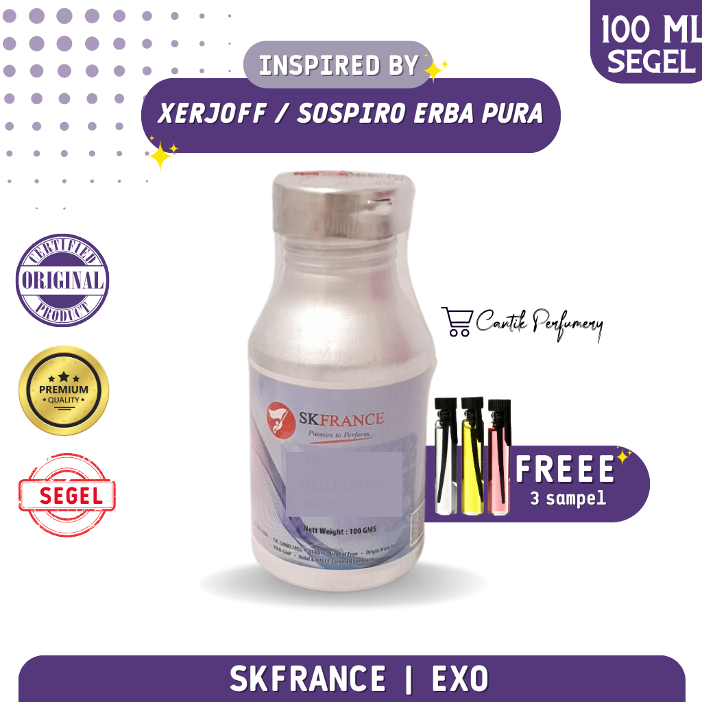EXO SEARAH DENGAN AROMA XERJOF / SOSPIRO ERBA PURA 100 ML | BIBIT PARFUM BY SKFRANCE | SEGEL