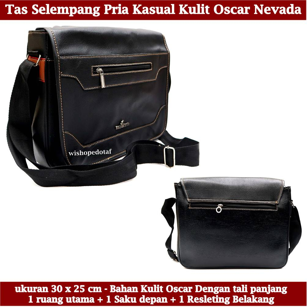 Tas Kulit selempang Nevada Kasual Medium Crossbody