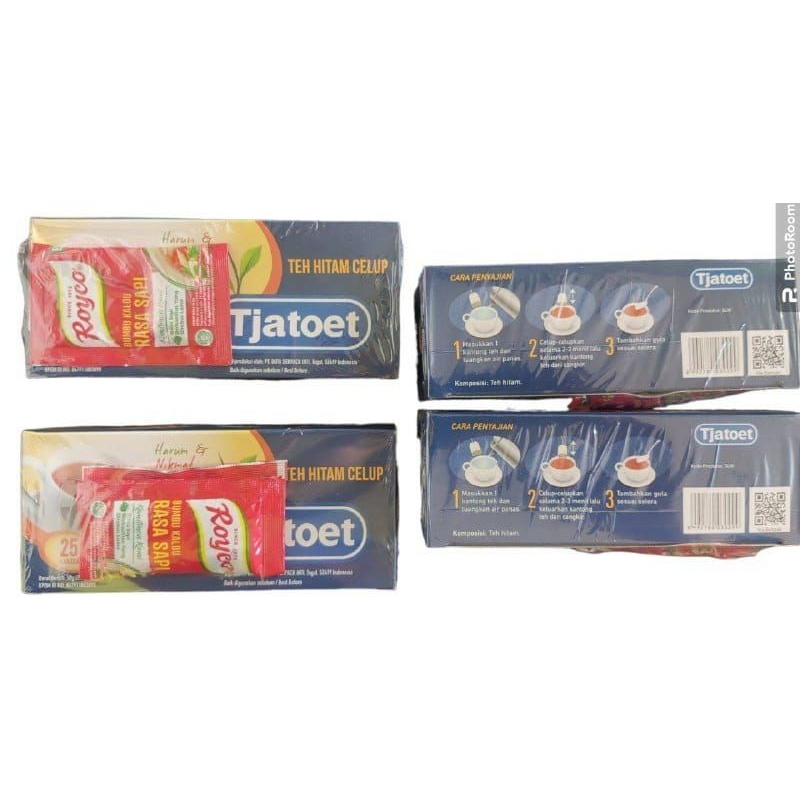 

Teh Tjatoet Asli 25s Gratis Royco Saset