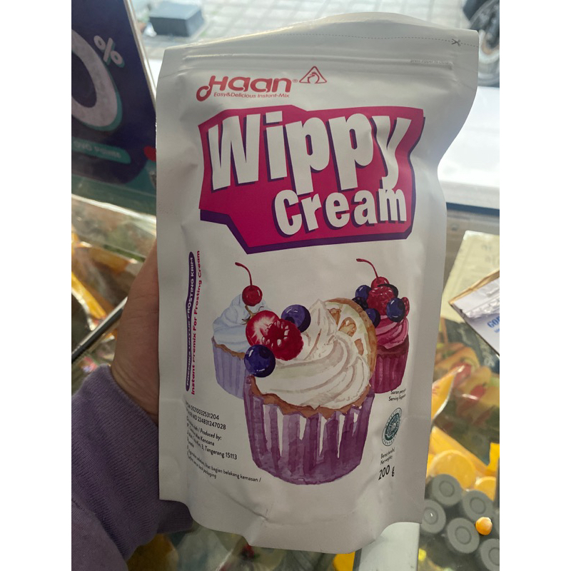 

Whip Wippy Cream Haan Pouch 200g