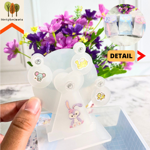 DIY Bianglala Sanrio HS-8066 Free Hard Box Melody Cinnamoroll Kuromi Mainan Kreativitas Anak Keteram