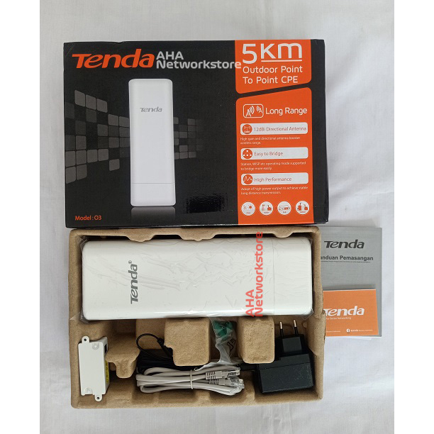 Tenda O3 Tenda 03 Versi3 Wireless Outdoor 2.4Ghz 300Mbps Tenda O3 V3 Access Point 300Mbps Tenda O3 V