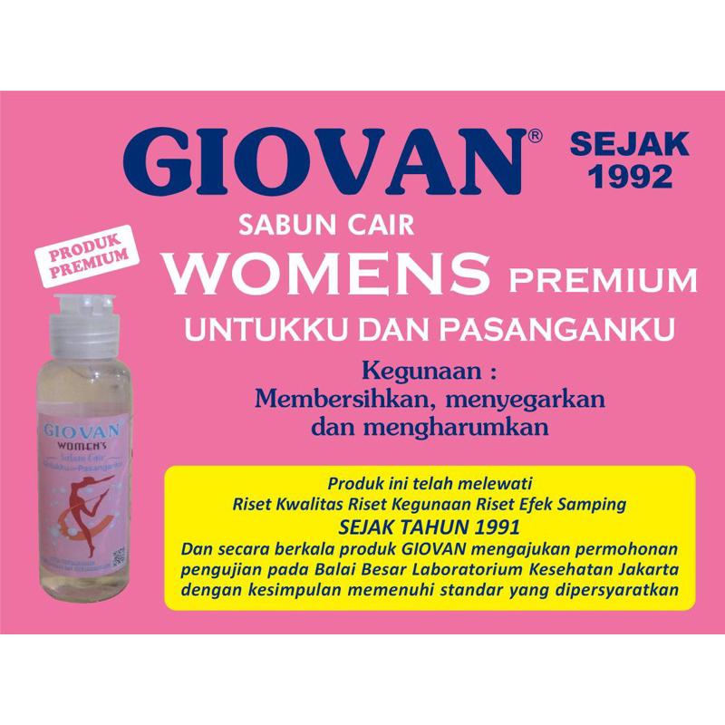 Sabun Giovan Womens Untukku dan Pasanganku Premium Product