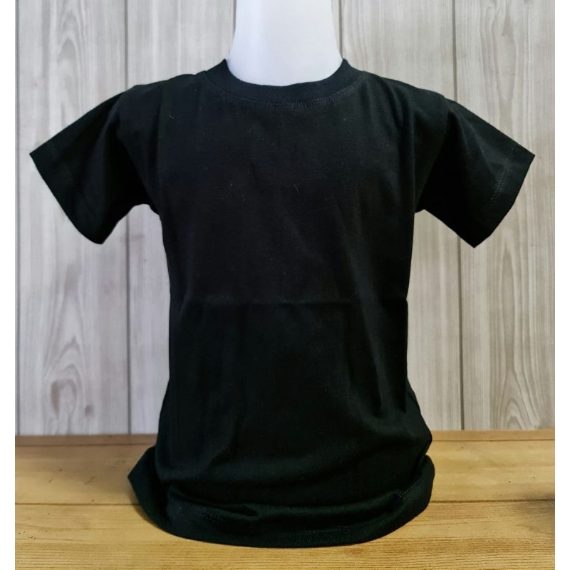atasan anak baju anak kaos anak polos kualitas premium.kaos distro hitam polos