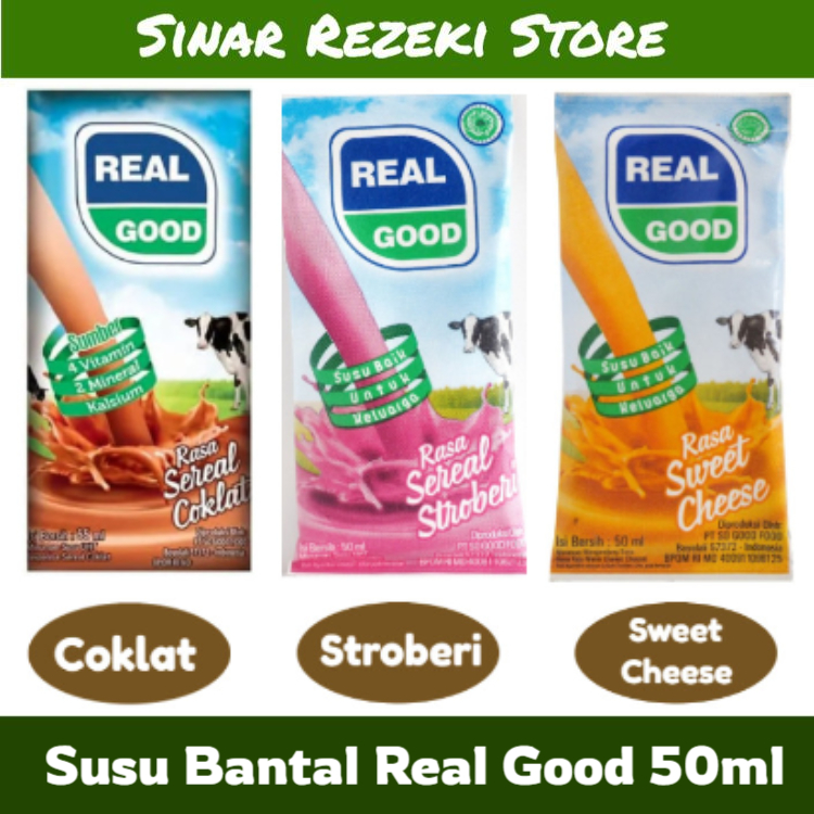 

Susu Bantal Real Good 50ml / susu realgood / real good / realgood coklat / realgood keju / realgood strawberri