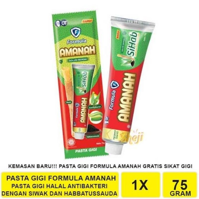 Pasta Gigi Formula Amanah
