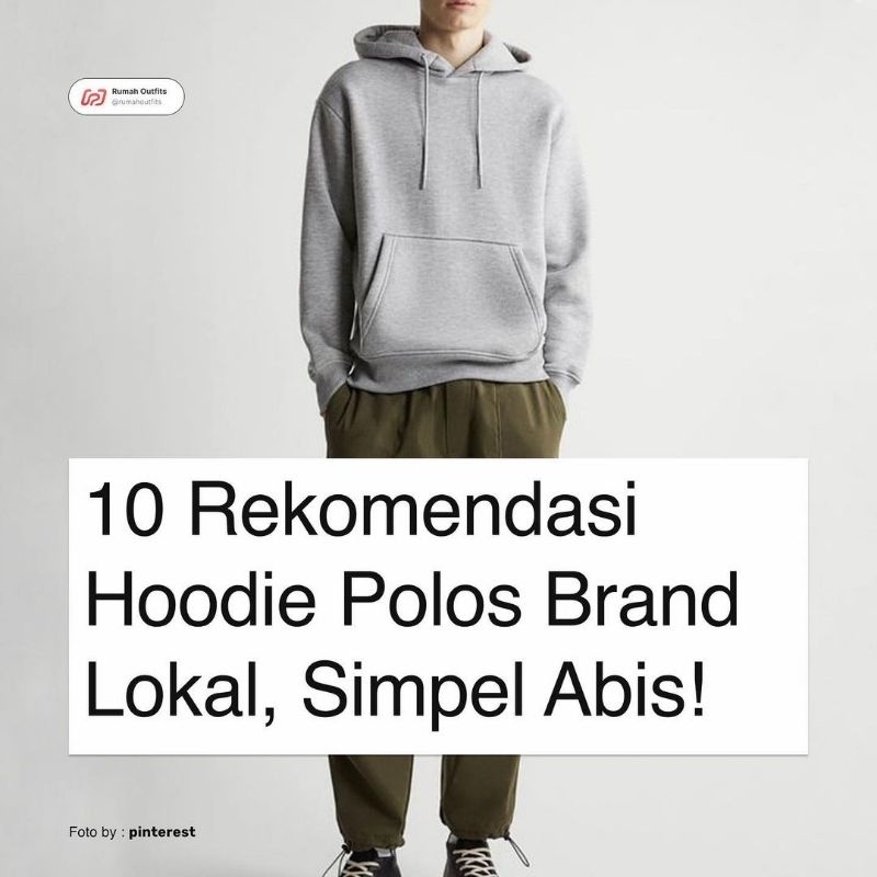 Hoodie Polos Brand Lokal