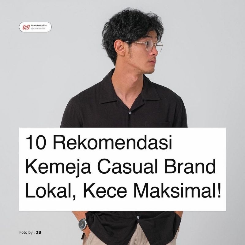 Kemeja Casual Polos Brand Lokal