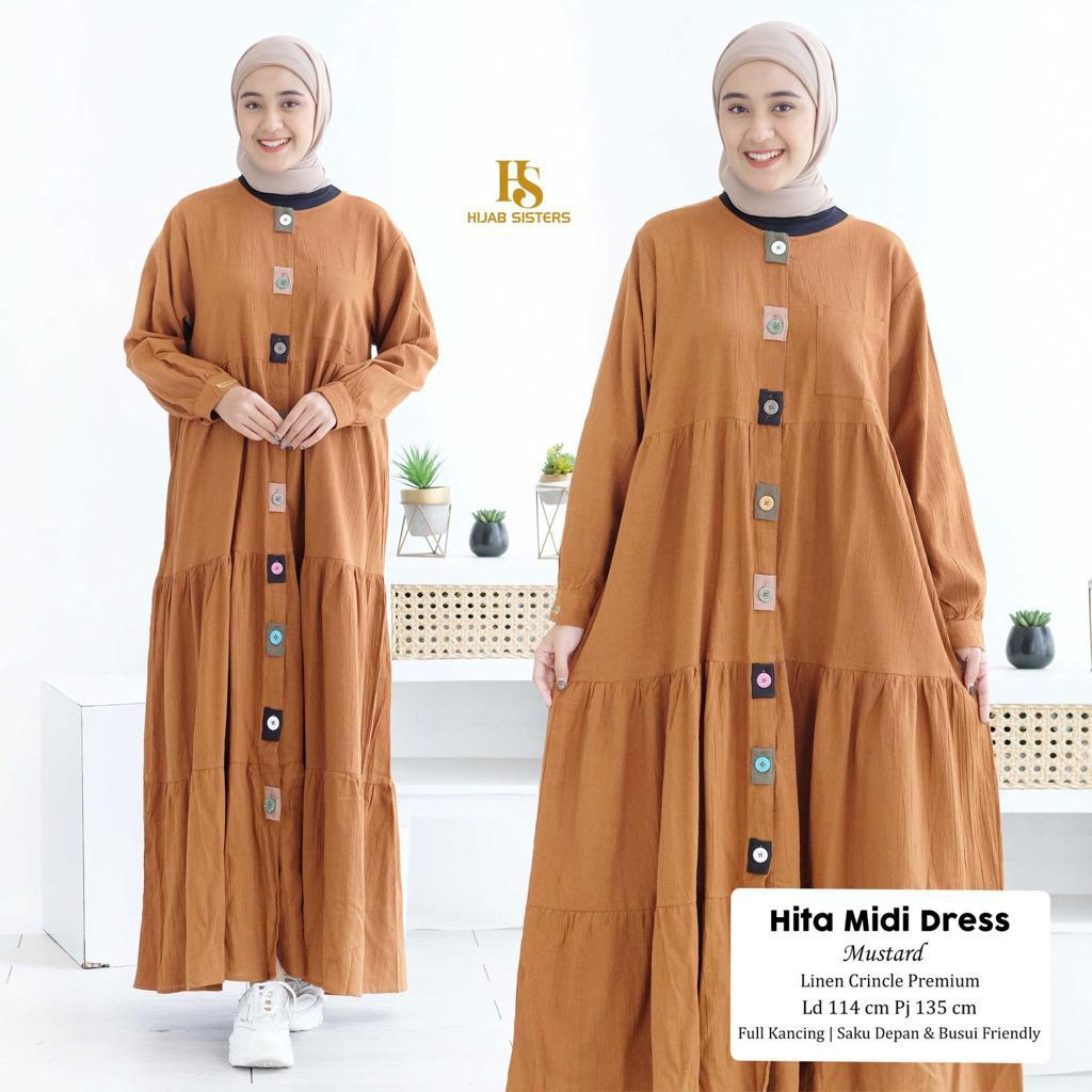 Hita Midi Dress by Hijab Sister