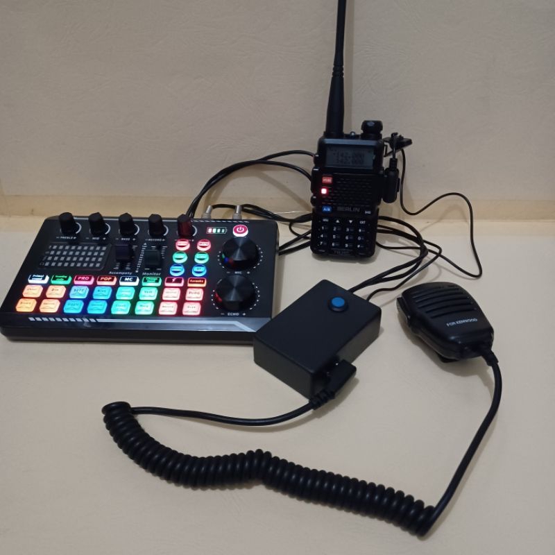 PAKET PTT BOX SOUNDCARD FRJ 998 UNTUK HT CINA SEMUA MERK