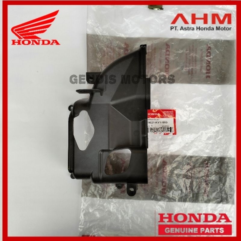 Cover tutup blok mesin atas dalam shroud inlet beat karbu ORI AHM