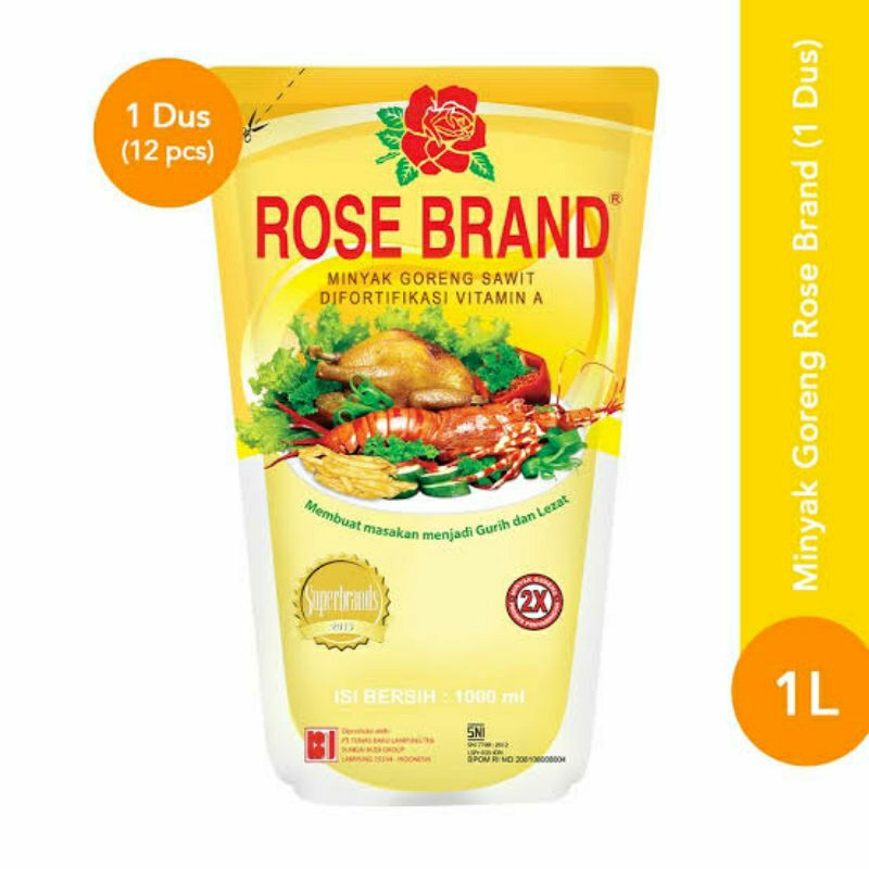 

Minyak Goreng Rosebrand 1 Liter