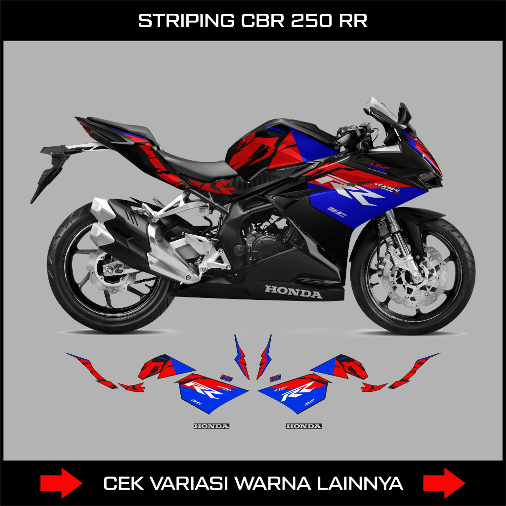 DECAL STRIPING HONDA CBR 250 RR 2020 /CBR 250RR