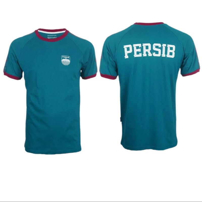 kaos distro official persib bandung baju distro persib toska biru hitam