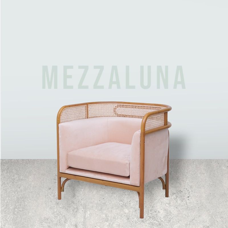 SOFA RETRO KLASIK MINIMALIS ROTAN KAYU JATI