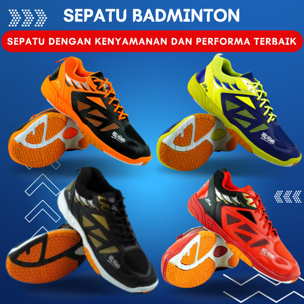 Sepatu Badminton Running Olahraga Lari Joging Sport Joging Bulutangkis Pria Tenis Cewek Anti Slip Tr