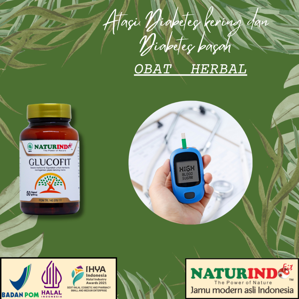 GLUCOFIT//ATASI DIABETES HERBAL GULA