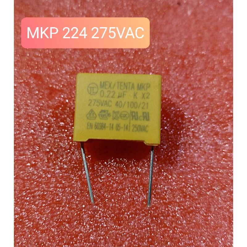 KAPASITOR MKP 224 275VAC MKP MKT 0.22uf 0.22 UF