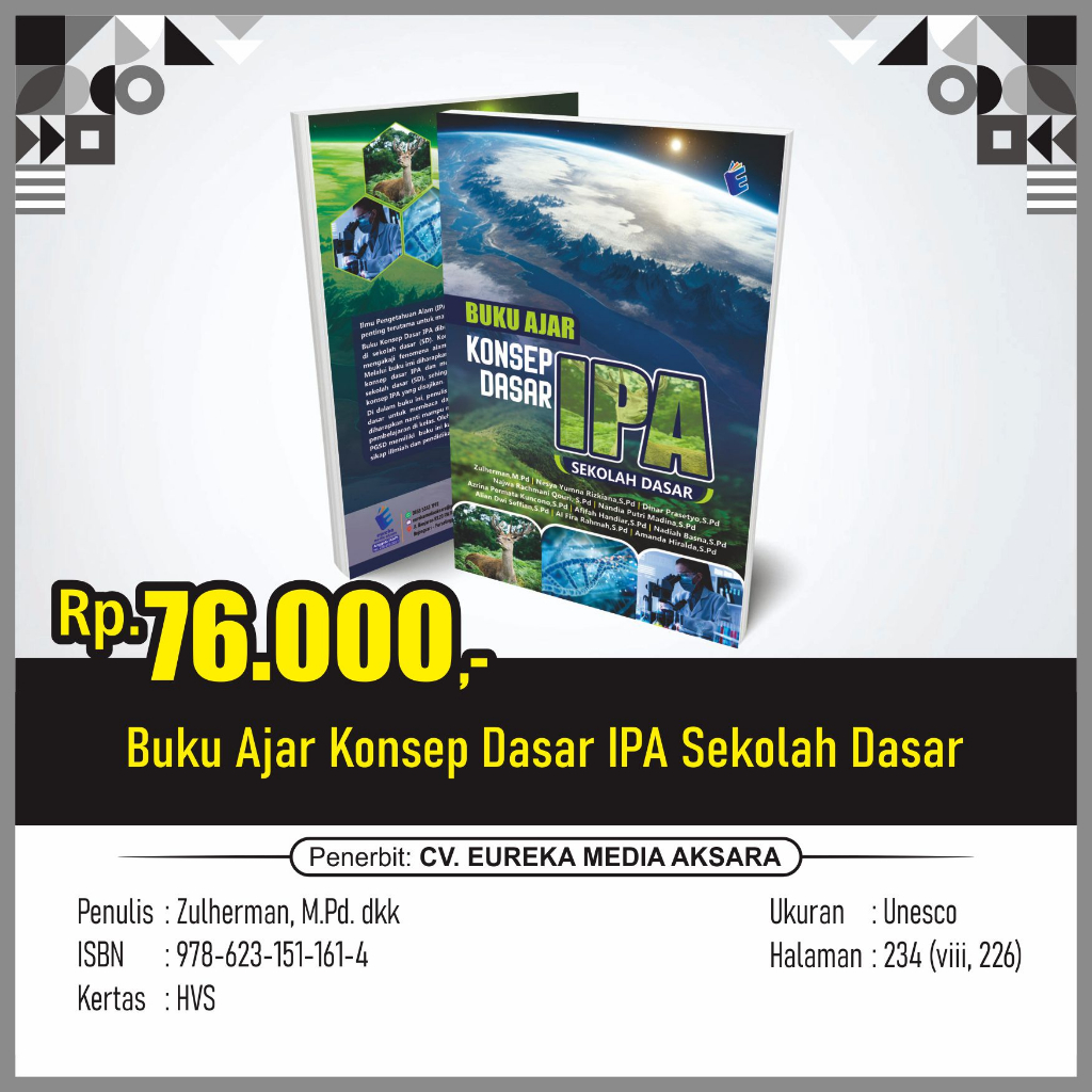 Buku Ajar Konsep Dasar IPA Sekolah Dasar
