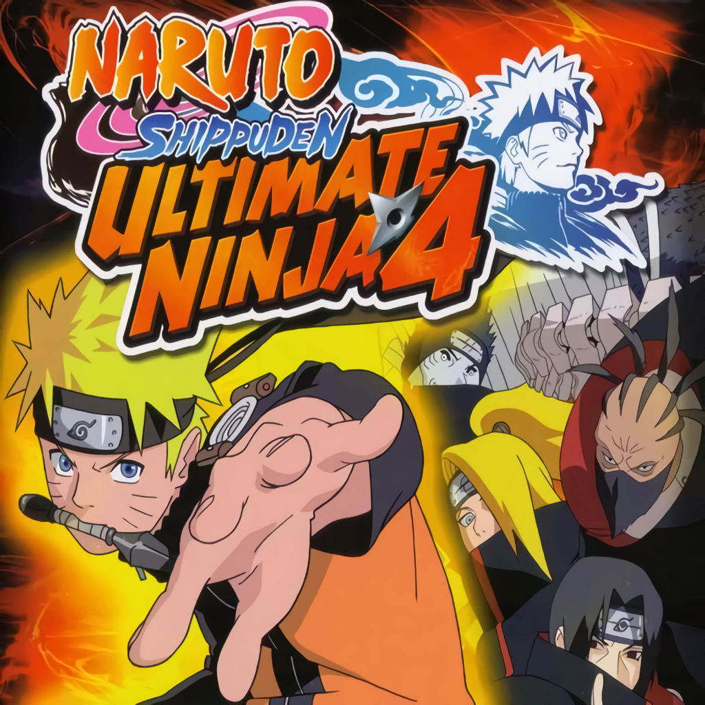 Game Ps2 Kaset Ps2 Cd Ps2 Naruto Shippuden - Ultimate Ninja 4