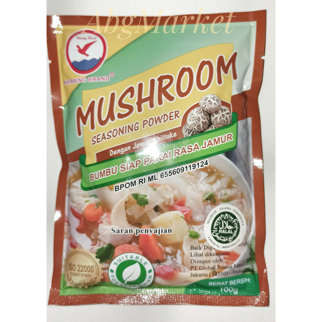 

Kaldu Jamur Shitake Herring Brand Mushroom Seasoning Powder 100 gr