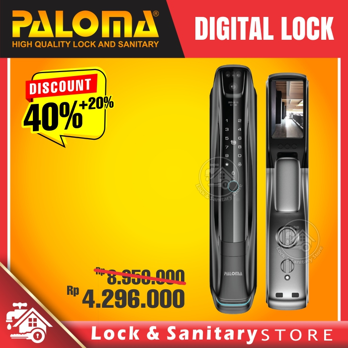 Kunci Elektronik PALOMA DLP 6000 Smart Lock Digital Lock Smart Home