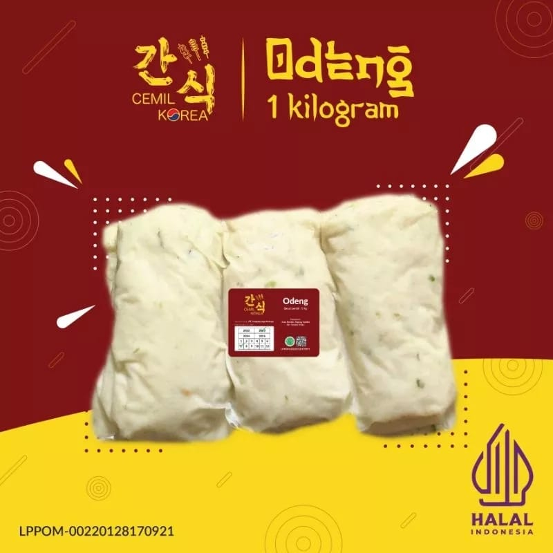 

ODENG 1 KG / ODENG HALAL / MAKANAN KOREA / CEMILAN KOREA HALAL / ODENG KOTAK