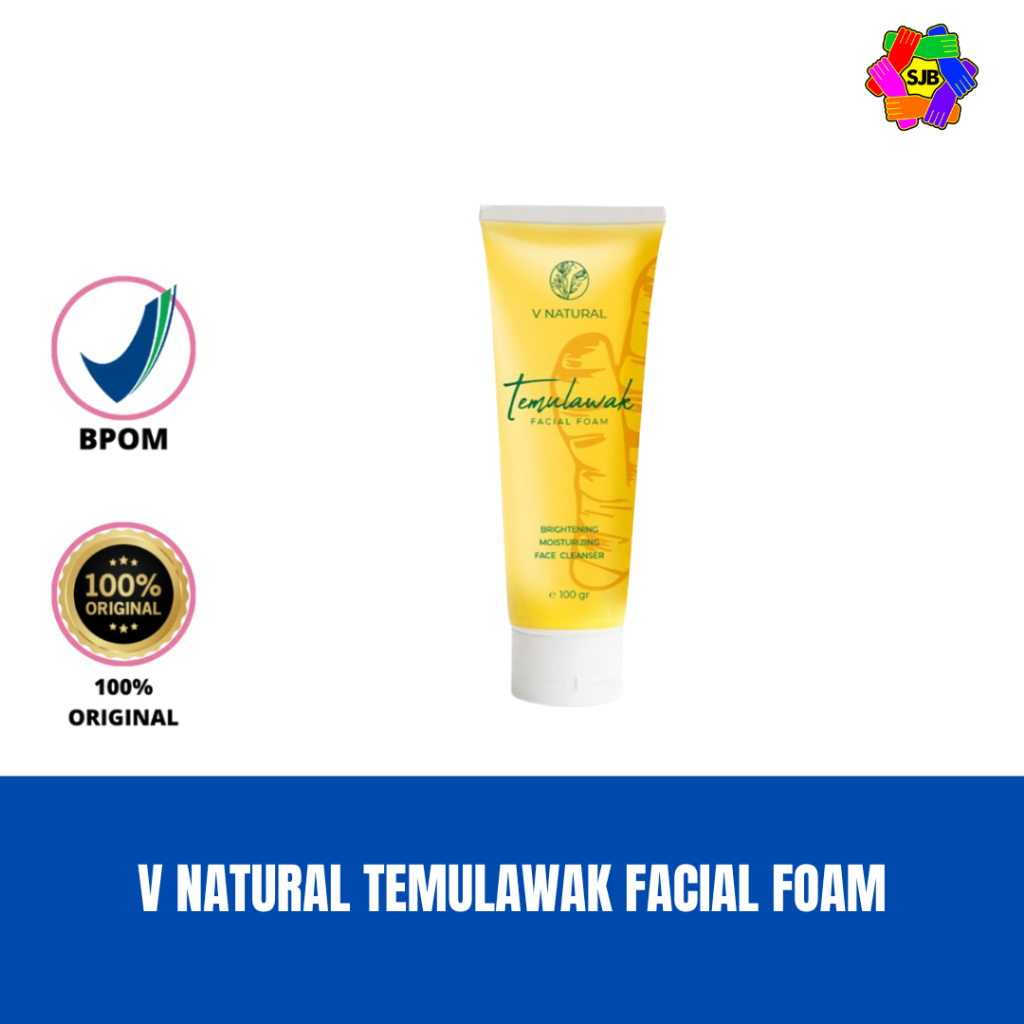V NATURAL TEMULAWAK FACIAL FOAM