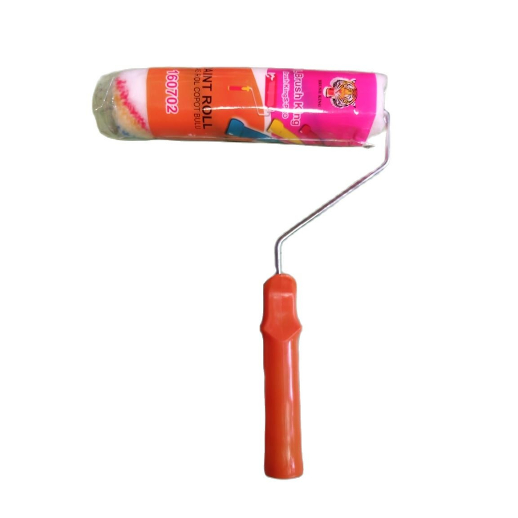 Kuas / Brush King Roll Copot 9" Putih |  KUAS Rol Tembok  | Rollan  9 INCH Cat WALL