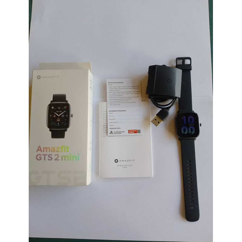 Amazfit GTS 2 Mini Original Full Set Jual Murah Jam Digital Kekinian Asli Second