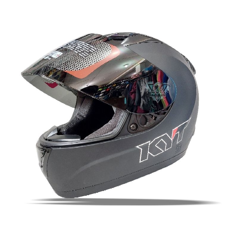 Helm KYT R10 Solid Full Face Paket Ganteng