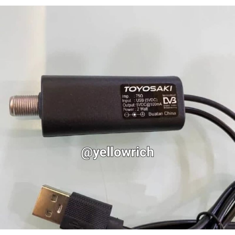Adoptor antena TV Toyosaki AIO 238 USB / AIO 228 USB / AIO 208 ORI