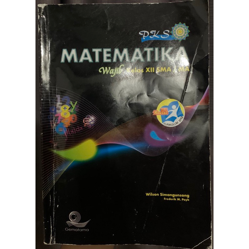 BUKU PKS MATEMATIKA WAJIB KELAS 12 (bekas / preloved)