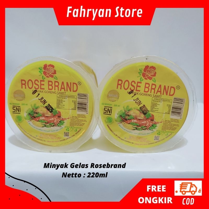 

Minyak Goreng Rosebrand Gelas 220ml 1 pcs