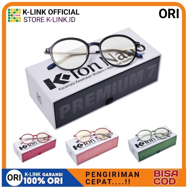 K-LINK K-ION NANO PREMIUM 7 K LINK ORIGINAL KACAMATA TERAPI KESEHATAN PRIA WANITA [KLINK.id]